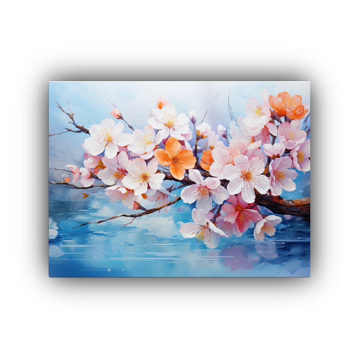 GENERICO - Pinturas Abstractas De Composición Forma Ambiente Con Color 120x80cm