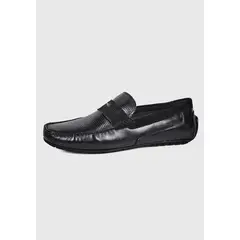 ENZO MANZINI - Mocasín Cuero Turin Negro