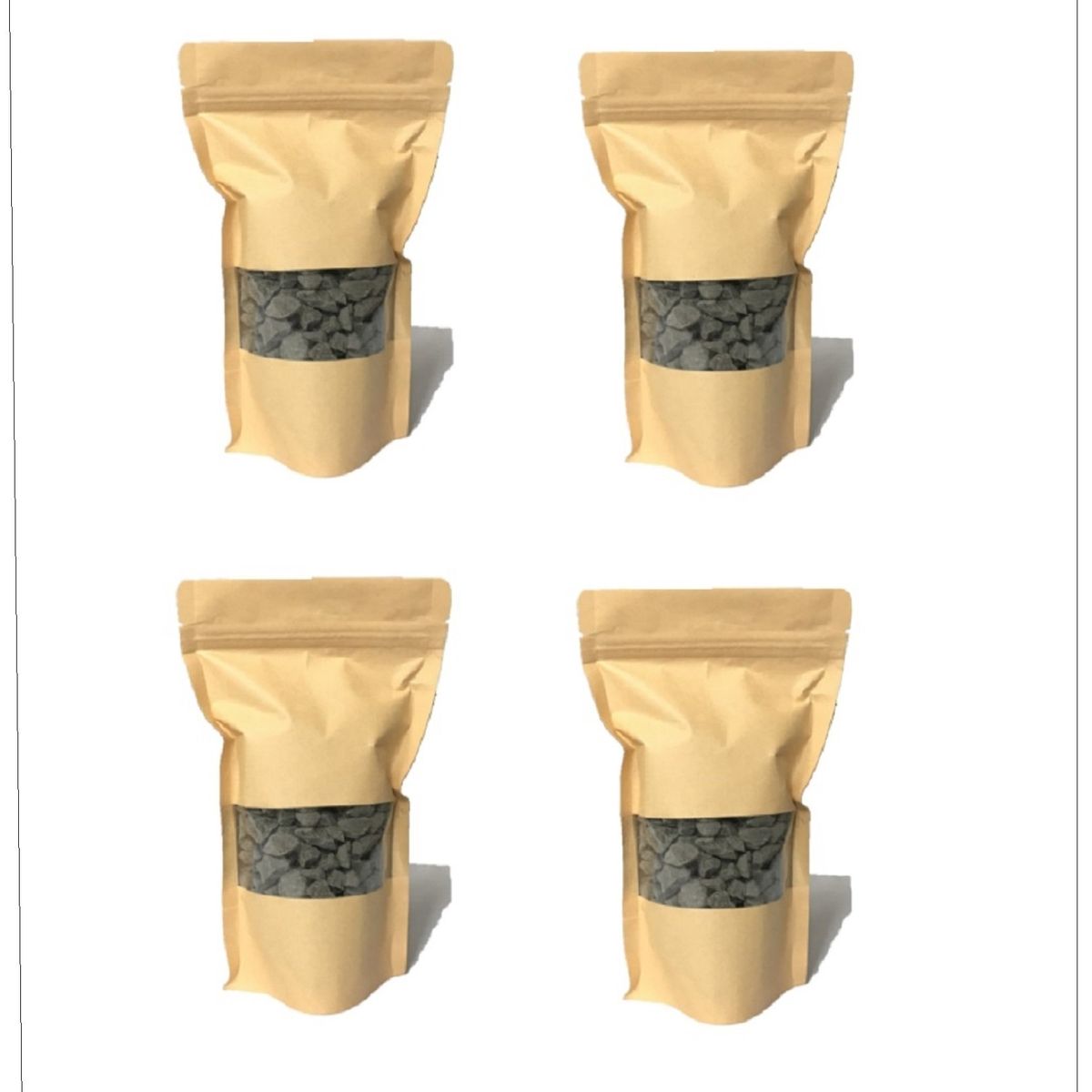 GENERICO - Piedras Pequeñas Gravilla Gris  2 Kilos