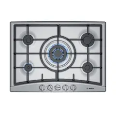 BOSCH - Encimera a Gas PGQ7G5B90 Acero Inoxidable 5 quemadores