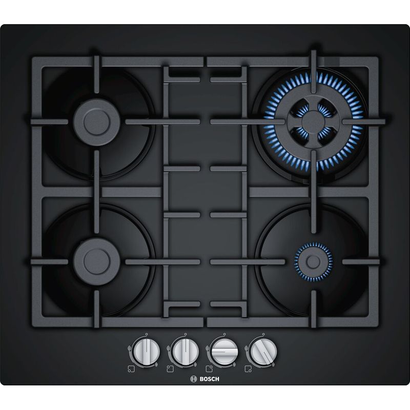 BOSCH - Encimera a Gas Bosch PNH6B6B90 60cm Vidrio templado