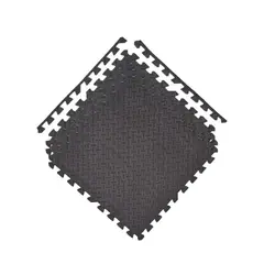 GENERICO - Pack X 4 Tatami Alfombra Encastrable 60x60x1.2cm Goma Eva Café