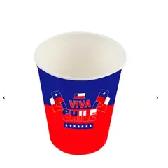 GENERICO - Vasos Viva Chile 6Pcs Fiestas Patrias