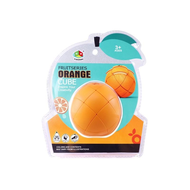 GENERICO - Cubo Mágico de Frutas Naranja Para Niños