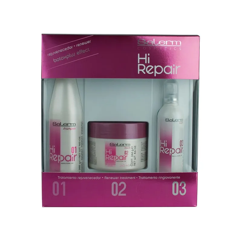 SALERM - Kit Capilar Salerm Hi Repair Tratamiento Rejuvenecedor-