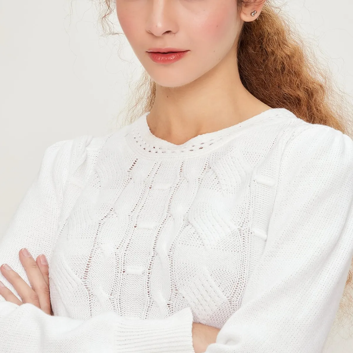 IO - Sweater Crudo Mujer Io