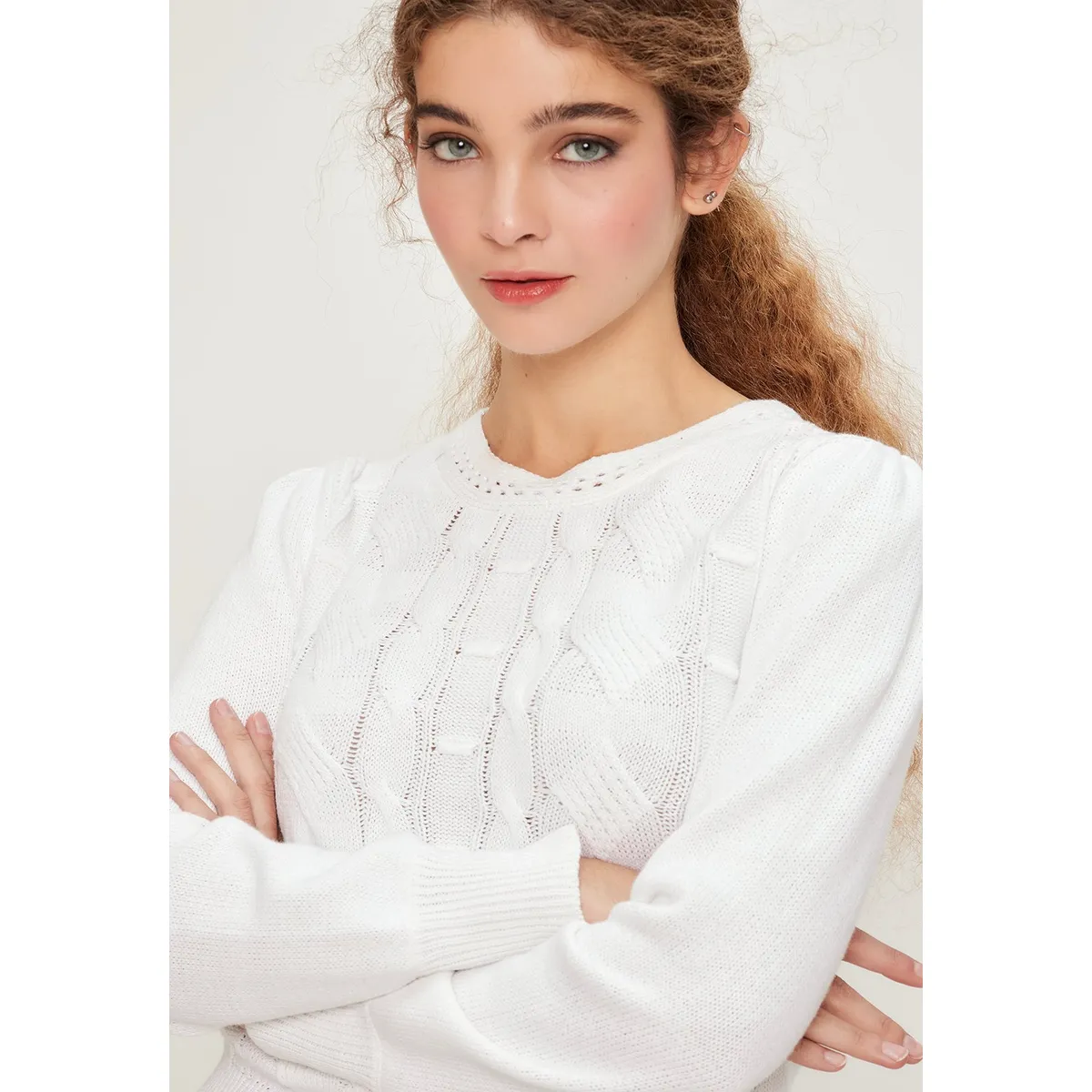 IO - Sweater Crudo Mujer Io