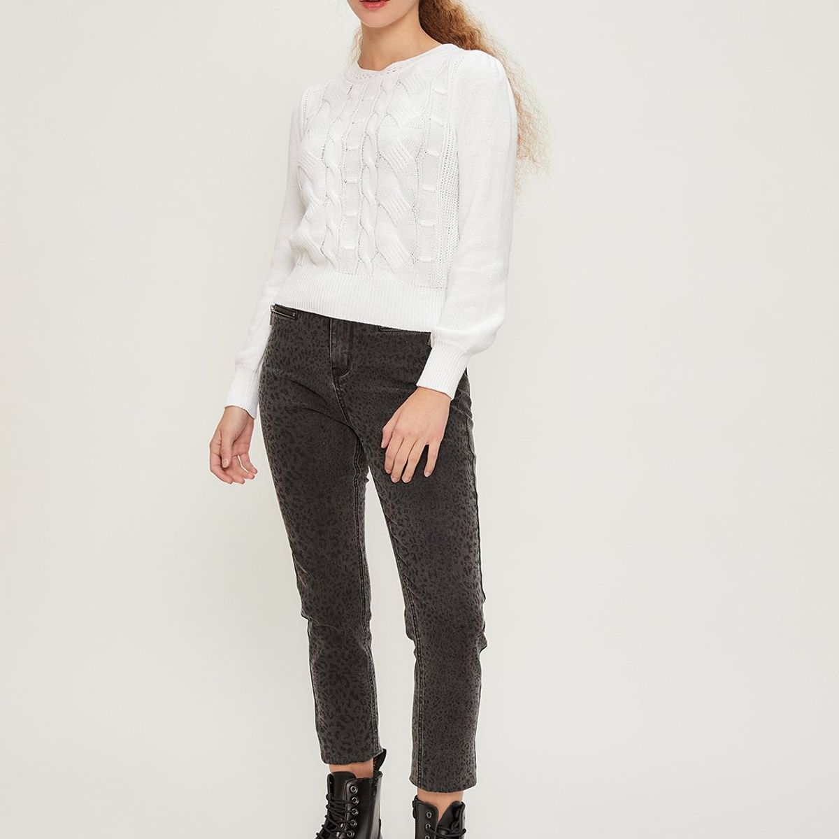 IO - Sweater Crudo Mujer Io