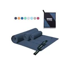 GENERICO - Toalla De Deporte Microfibra Set X3