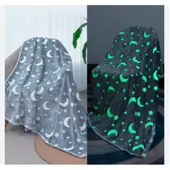 GENERICO - Manta Luminosa Cobertor Felpa Alumbra Oscuridad