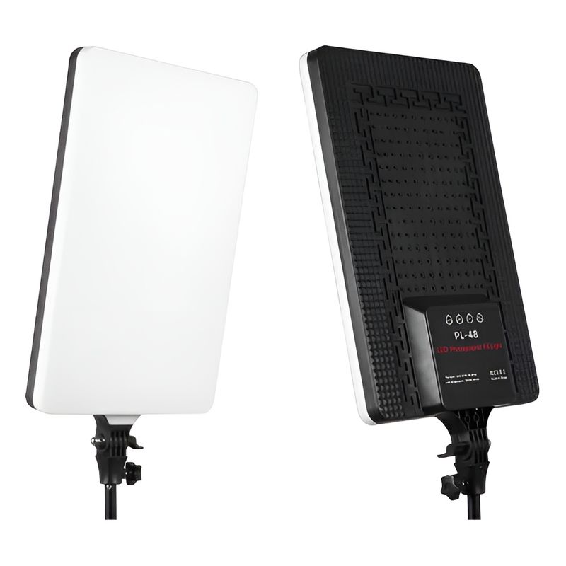 GENERICO - Panel De Iluminación Luz Led Para Estudio Fotografía Pl-48