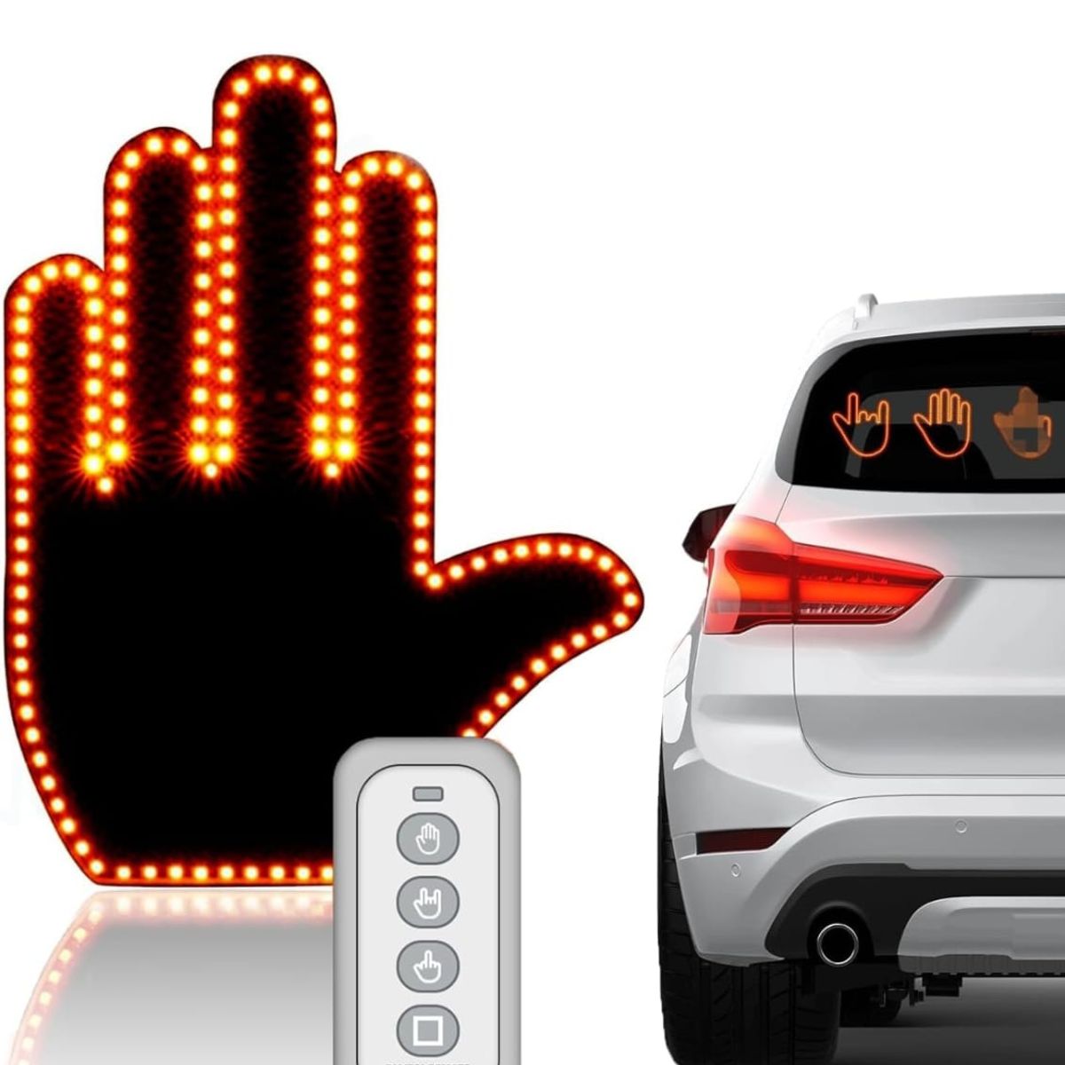 GENERICO - Luces Para Auto Mano Señalización Divertido