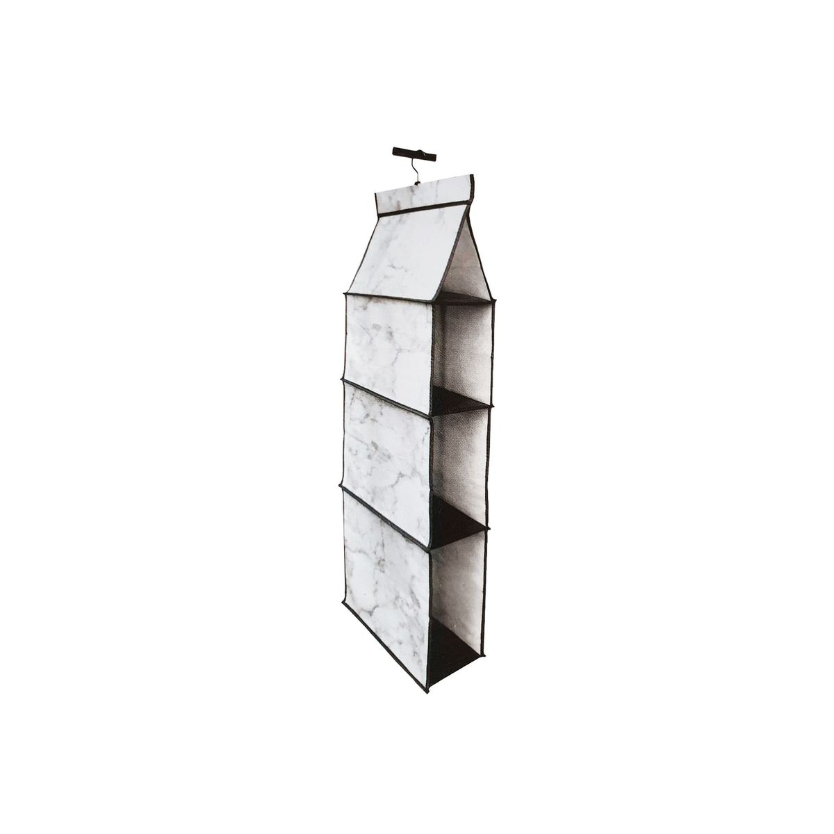 IMPORTCLICK - Organizador Closet Hogar Plegable Para Ropa 3 Divisiones Gris