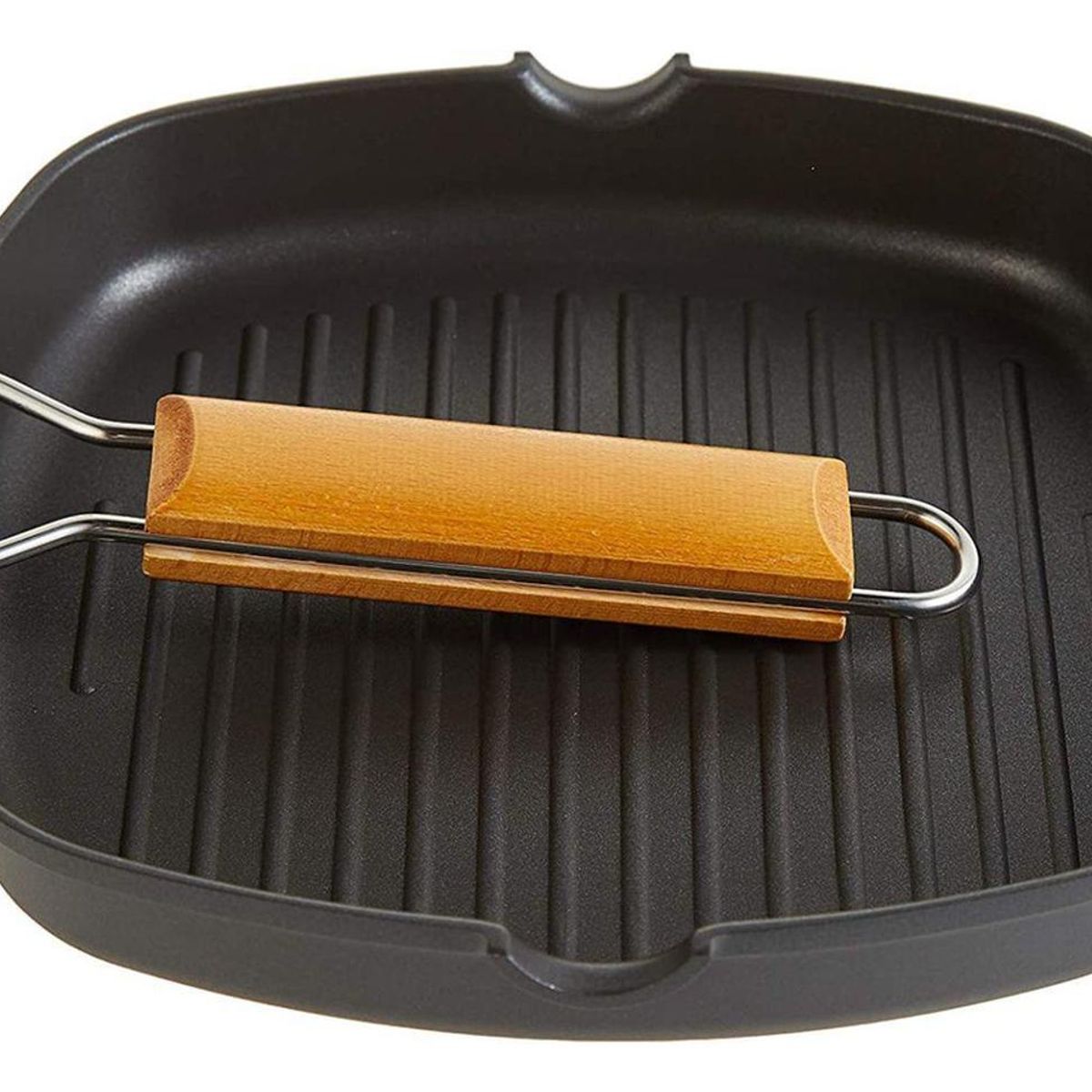IMPORTCLICK - Sartén Parrilla Cocina Grill Cuadrado Antiadherente 20 CM