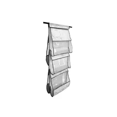 IMPORTCLICK - Organizador Closet Plegable Para Ropa 5 Bolsillos Blanco