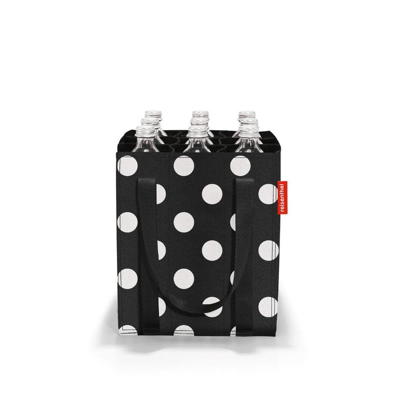 REISENTHEL - Bolsa porta botellas - dots white REISENTHEL