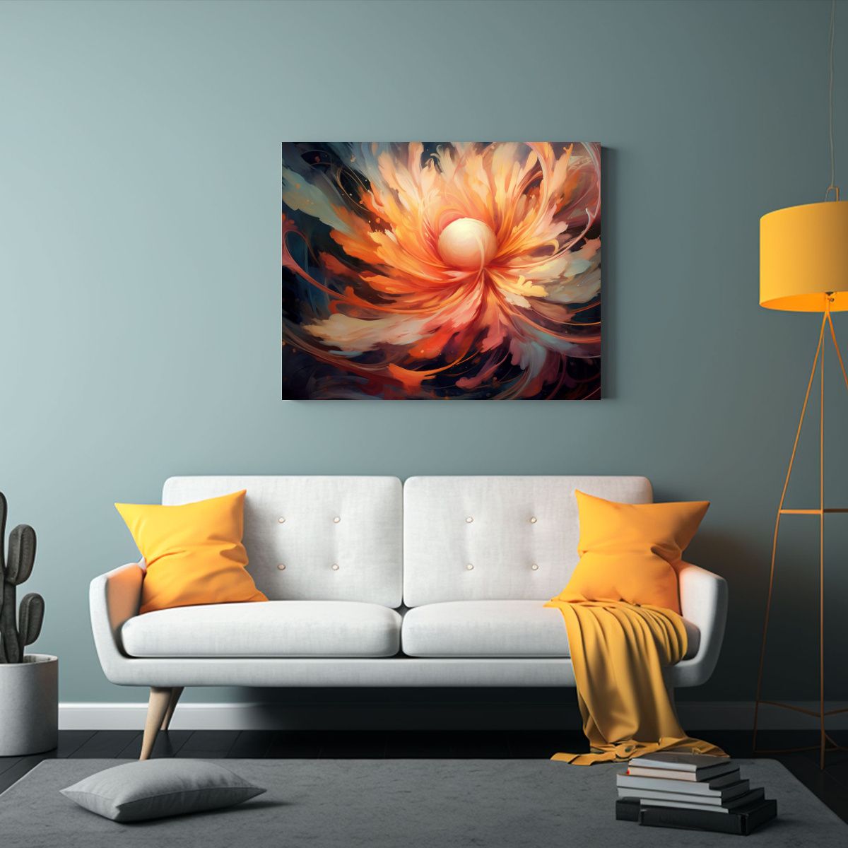 GENERICO - Pinturas Decorativas De Flores Para Diseño De Escenarios 120x80cm