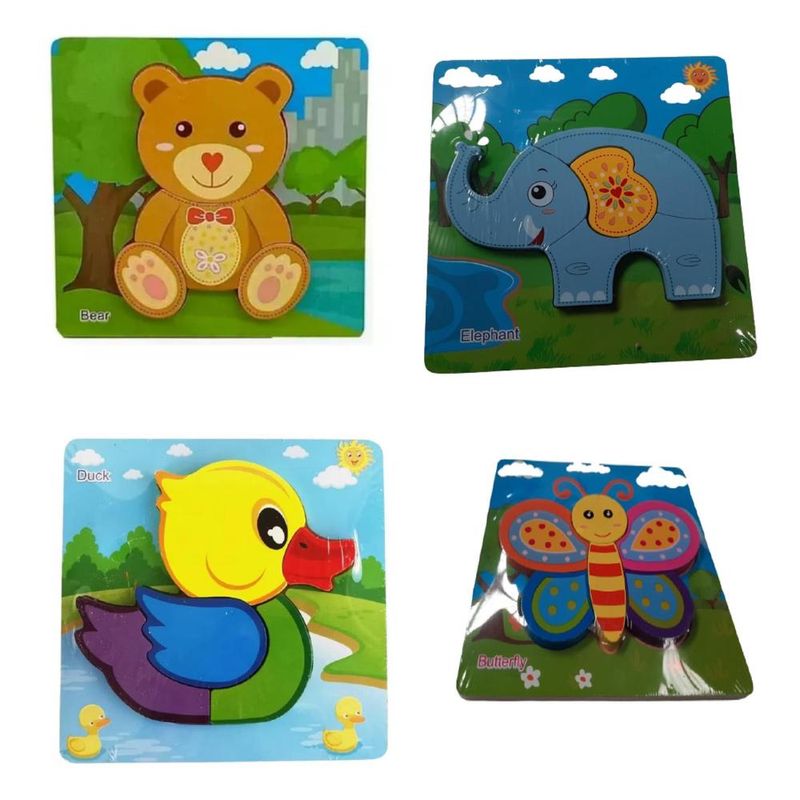 ARTIDIX - Set de Rompecabezas para niños de animales