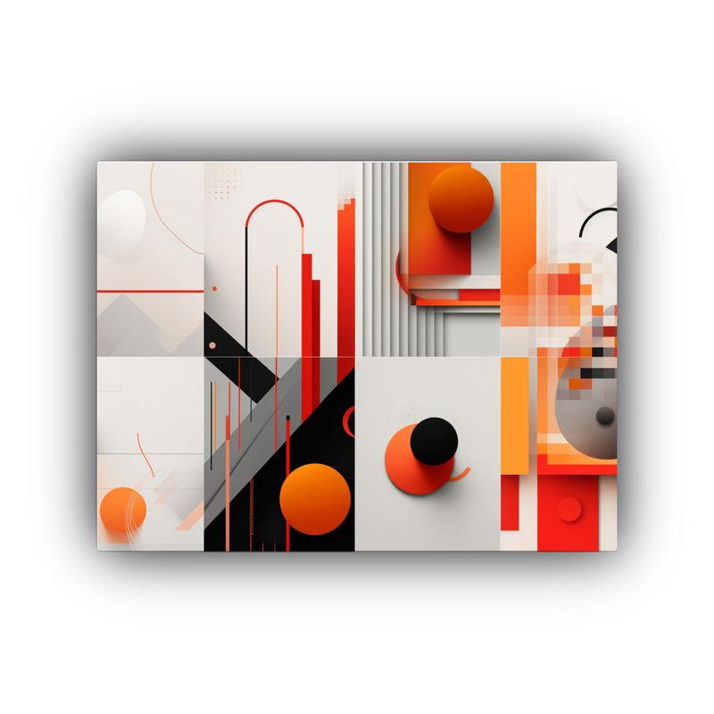 GENERICO - Diseños Gráficos Modernos Para Decoración Contemporánea 120x80cm