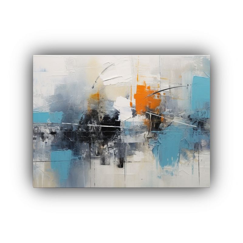 GENERICO - Pintura Abstracta Con Bajo Colorido Para Decoración De Arte 120x80cm