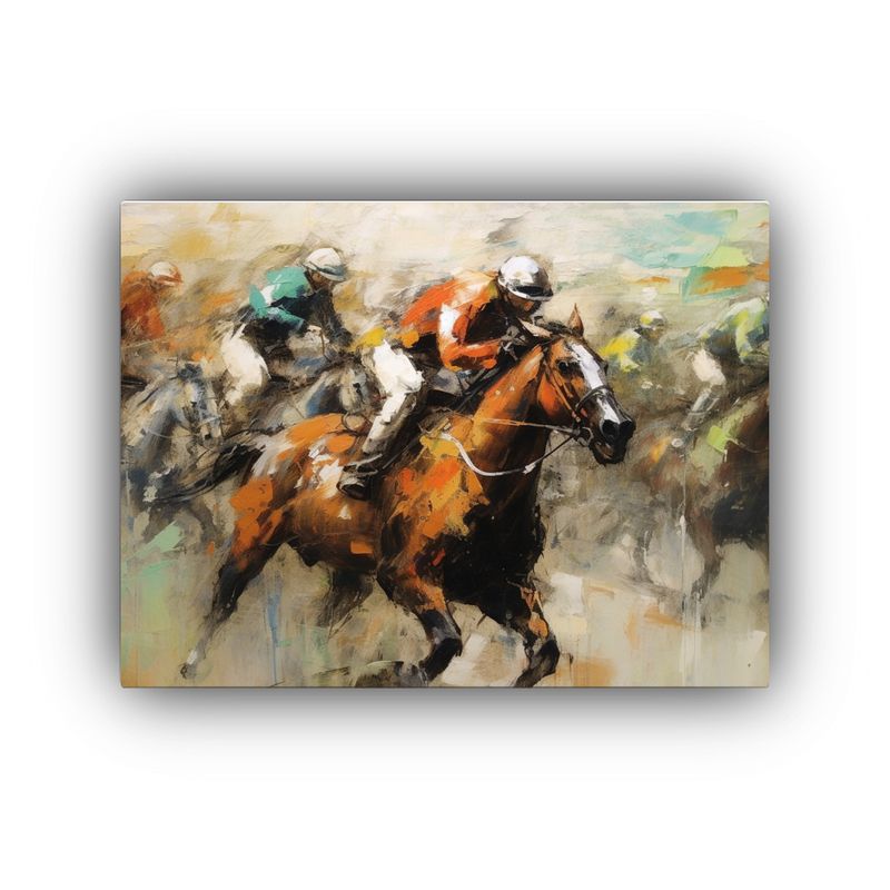 GENERICO - Pinturas Decorativas De Caballos Estilo Victoriano Moderno N 120x80cm