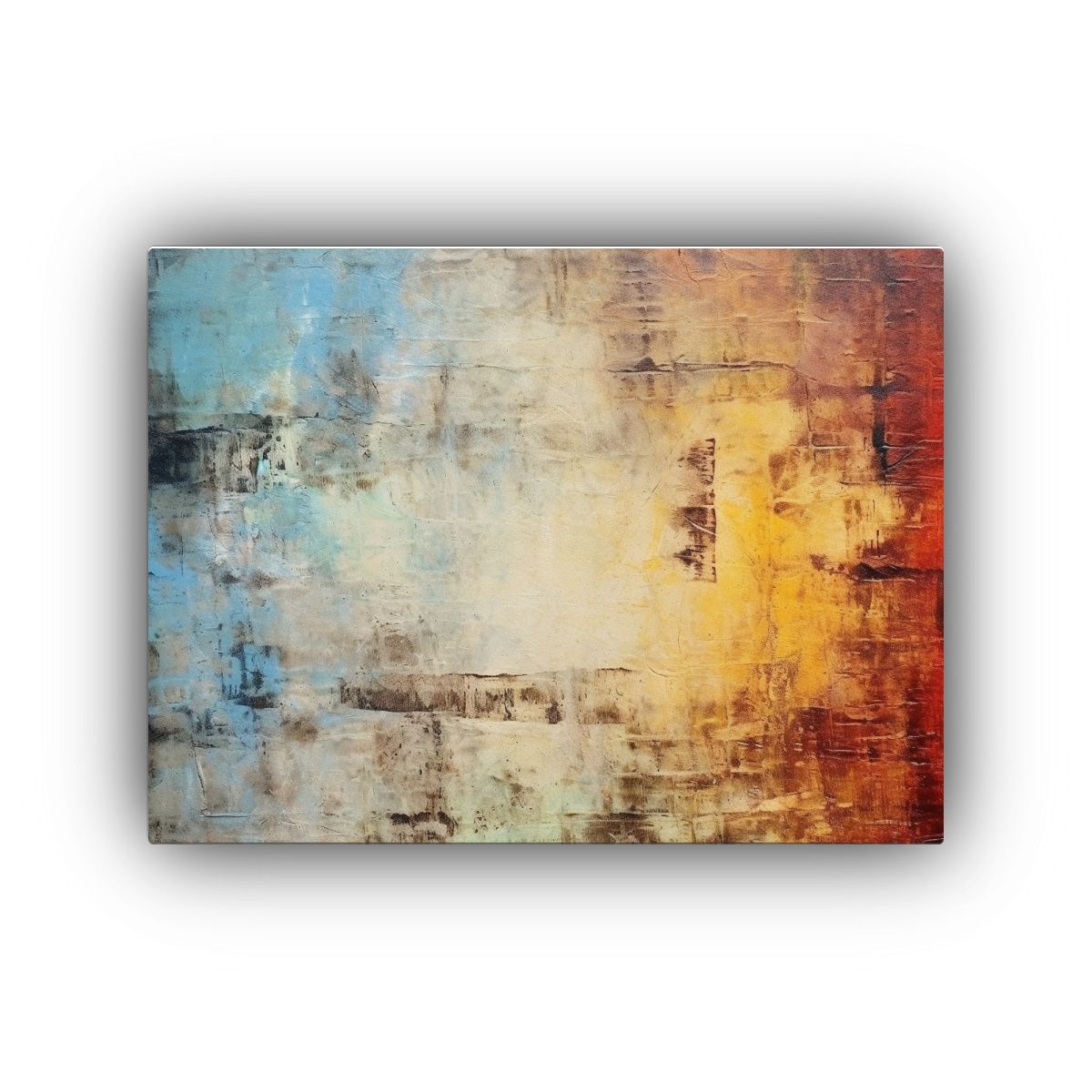 GENERICO - Pinturas Decorativas Inspiradas En Grunge Abstracto Con Text 120x80cm