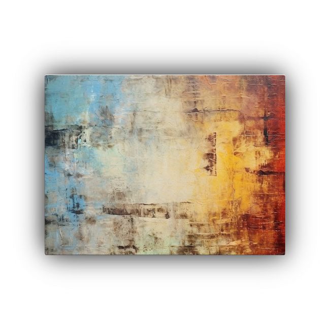 GENERICO - Pinturas Decorativas Inspiradas En Grunge Abstracto Con Text 120x80cm