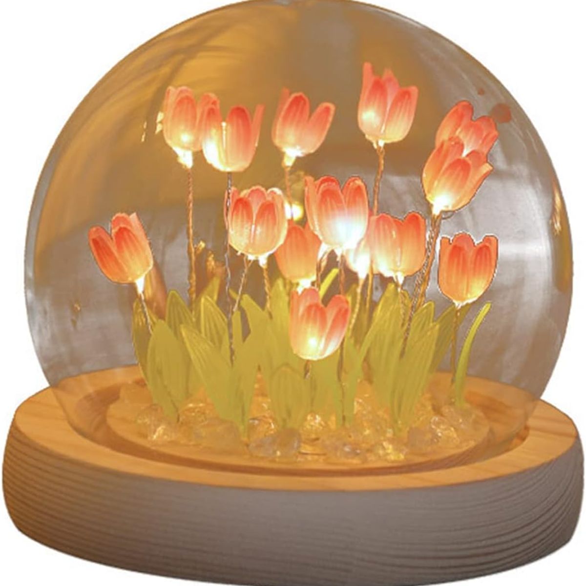 KUANGYE - Lampara Led Esfera De Tulipanes
