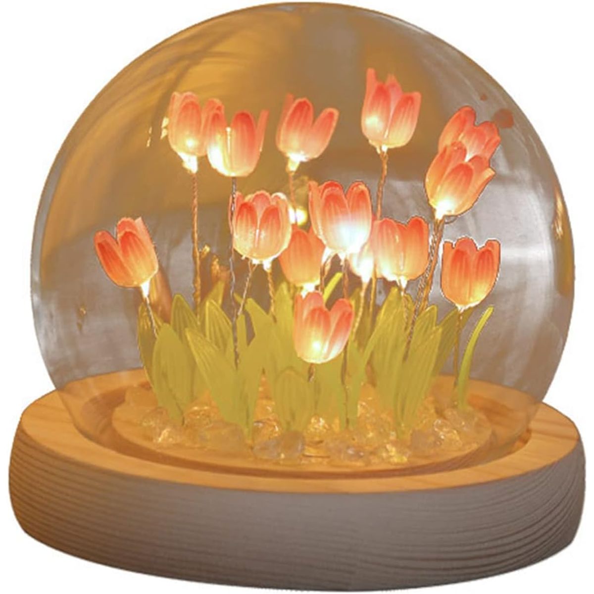 KUANGYE - Lampara Led Esfera De Tulipanes