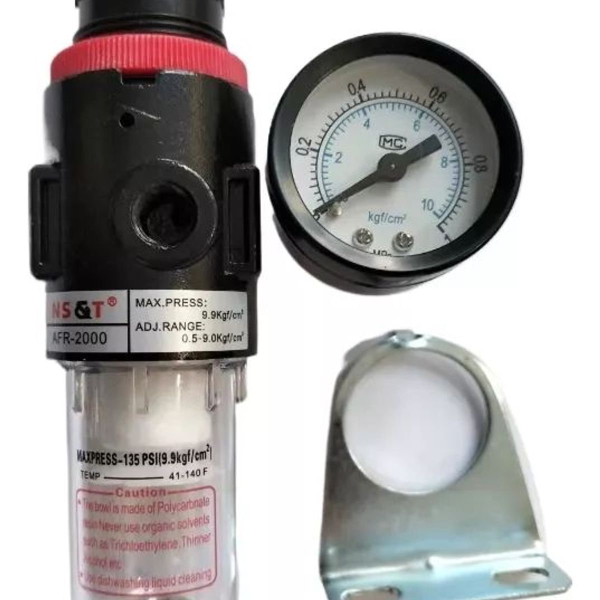 KUANGYE - Filtro Regulador Para Compresor