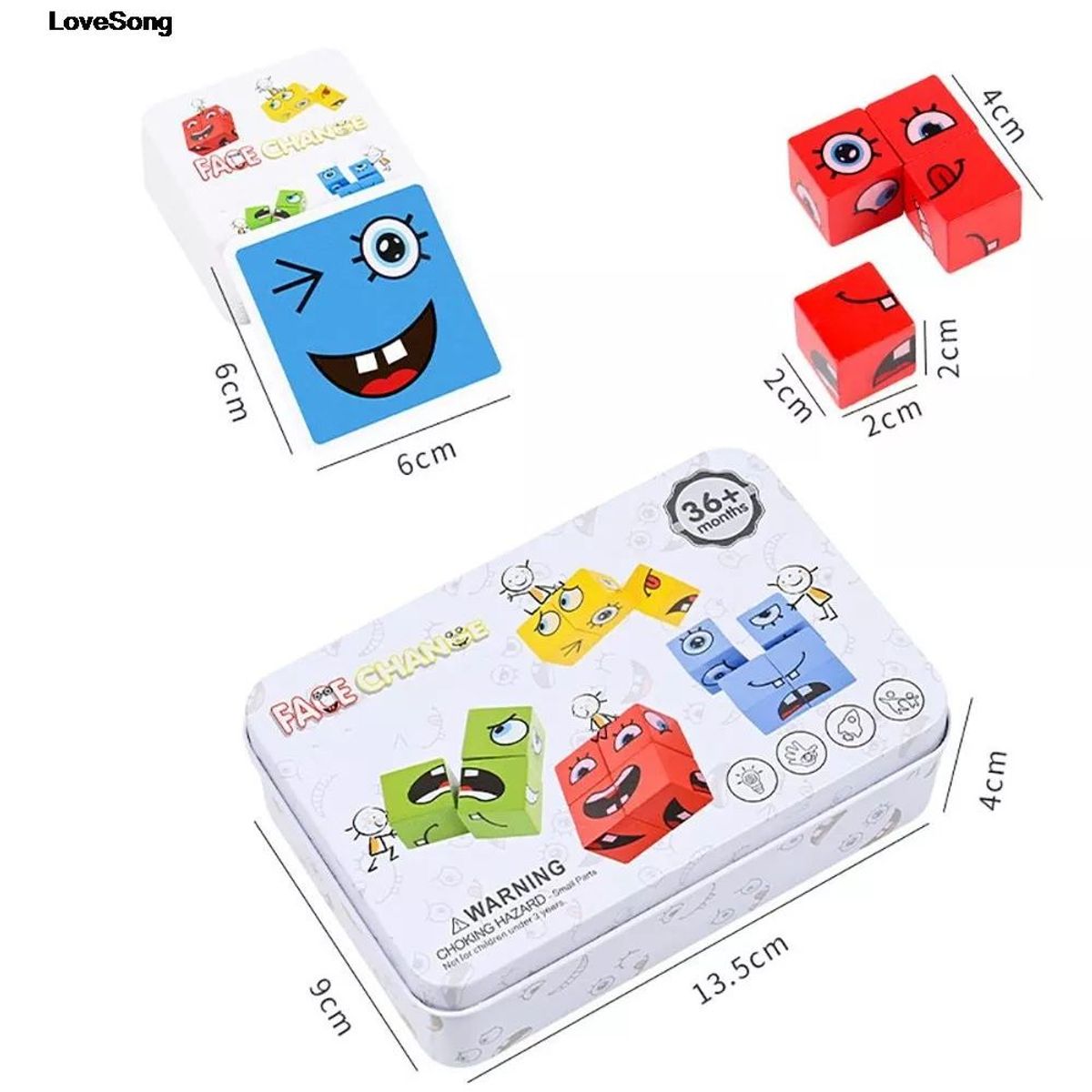 KUANGYE - Puzzle De Caras De Expresiones Faciales