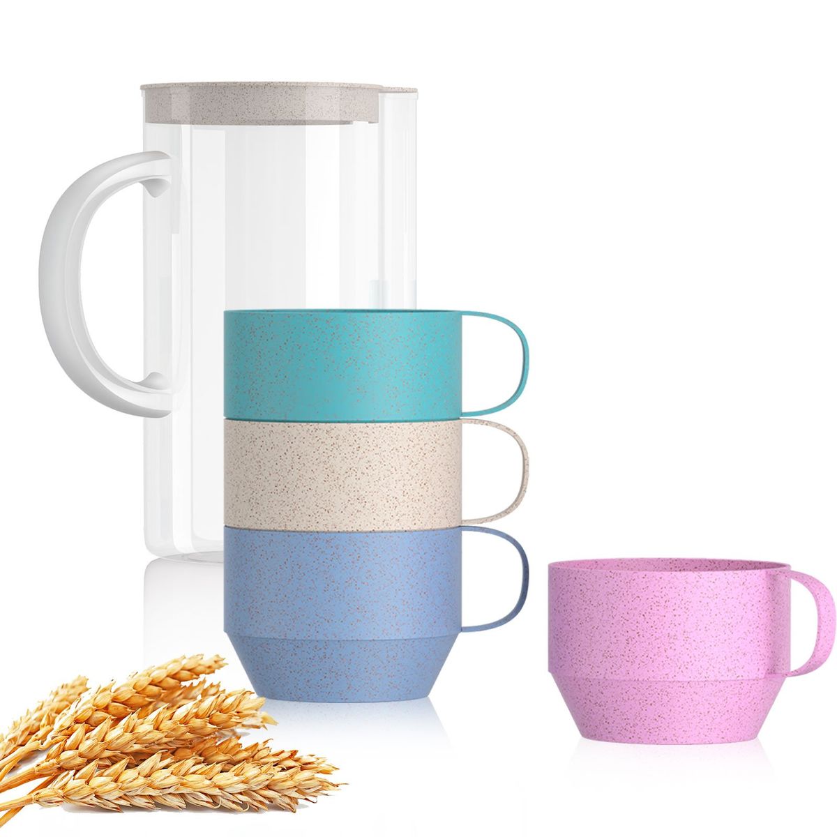 YAYKO - Vaso plástico colores  4 unidades