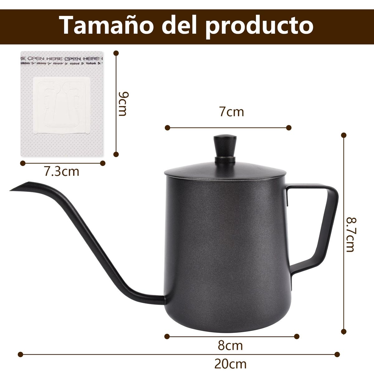 YAYKO - Taza de café Con Acero Inox