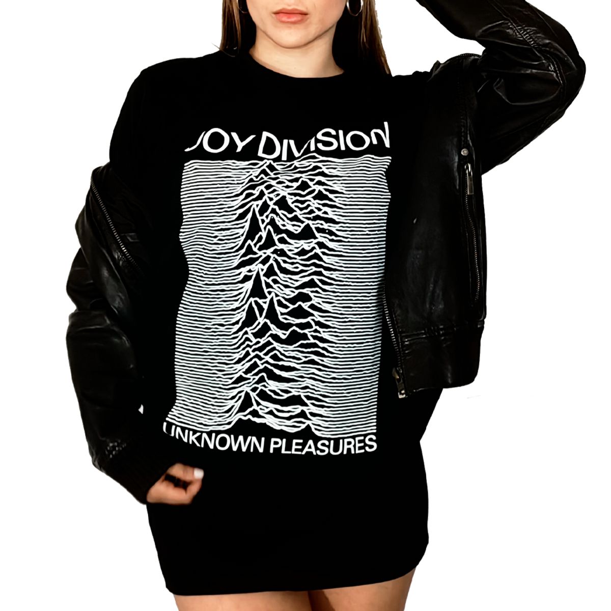 ROCK OFF OFFICIALLY LICENSED PRODUCTS - Polera original unisex Joy Division diseño portada Unknown Pleasures