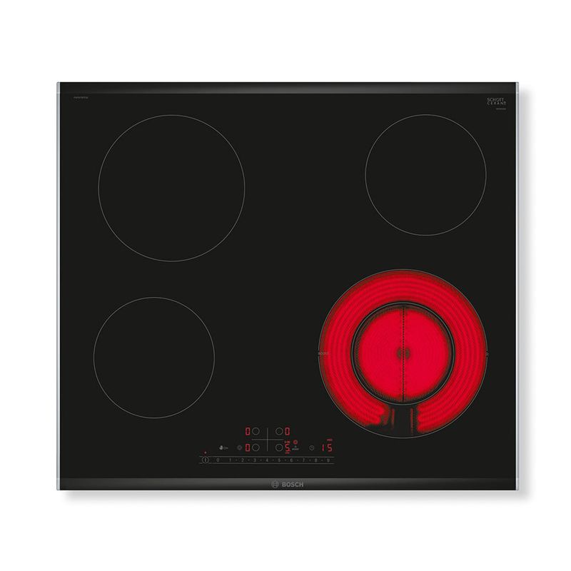 BOSCH - Encimera Vitroeléctrica Bosch PKF675FP2E 60 cm Negro