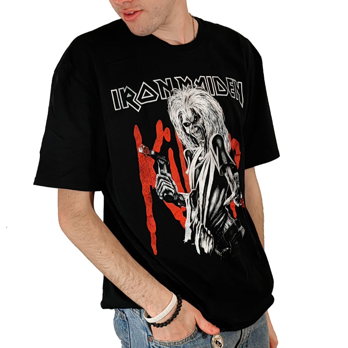 ROCK OFF OFFICIALLY LICENSED PRODUCTS - Polera unisex de Iron Maiden diseño portada Killers