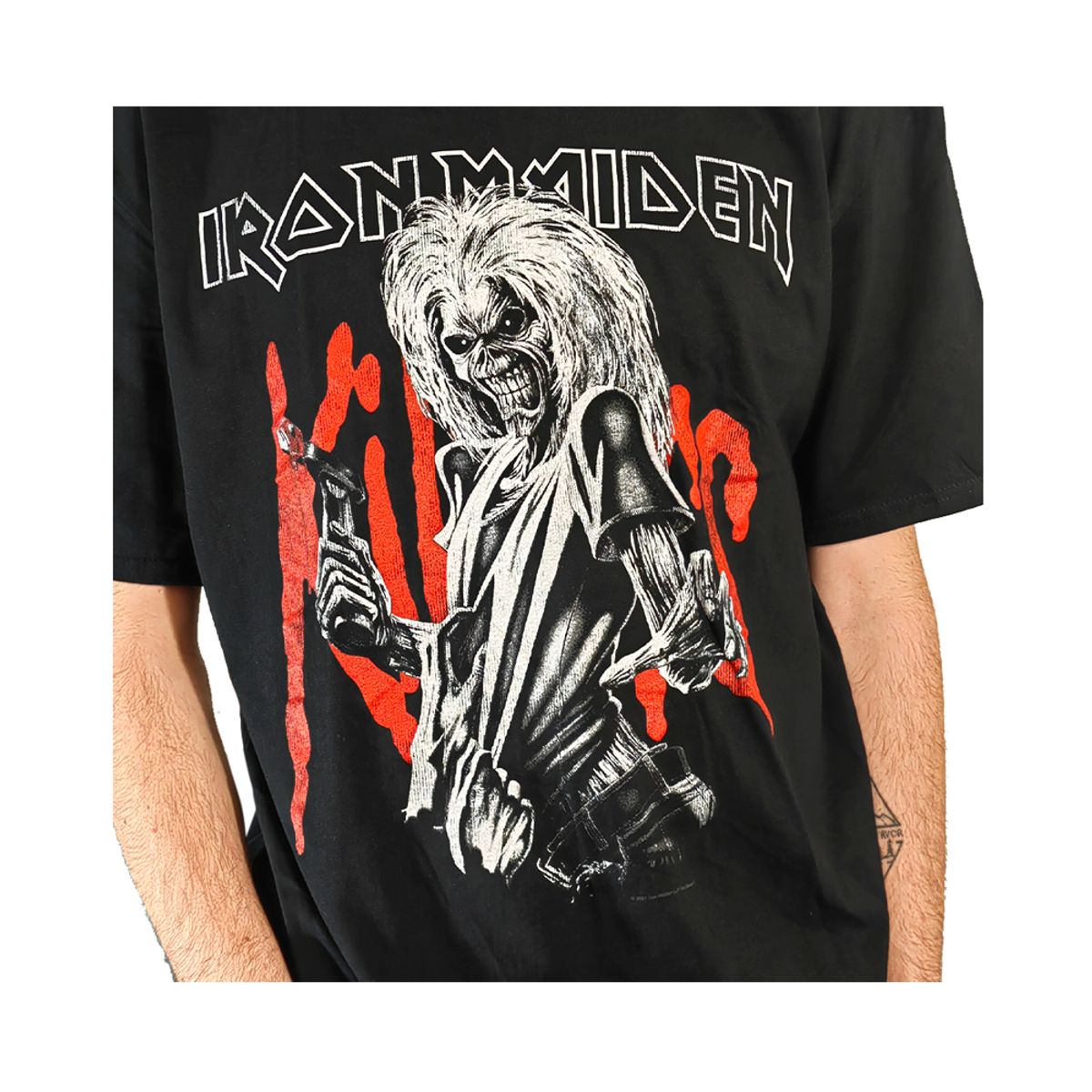 ROCK OFF OFFICIALLY LICENSED PRODUCTS - Polera unisex de Iron Maiden diseño portada Killers