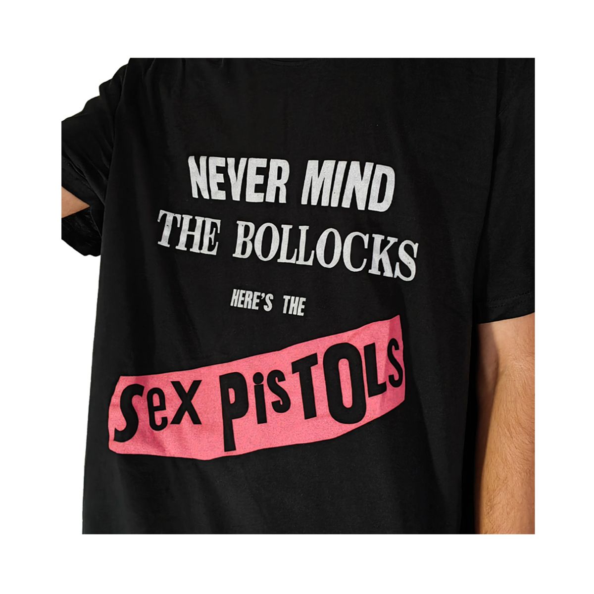 ROCK OFF OFFICIALLY LICENSED PRODUCTS - Polera original unisex The Sex Pistols diseño Never Mind The Bollocks