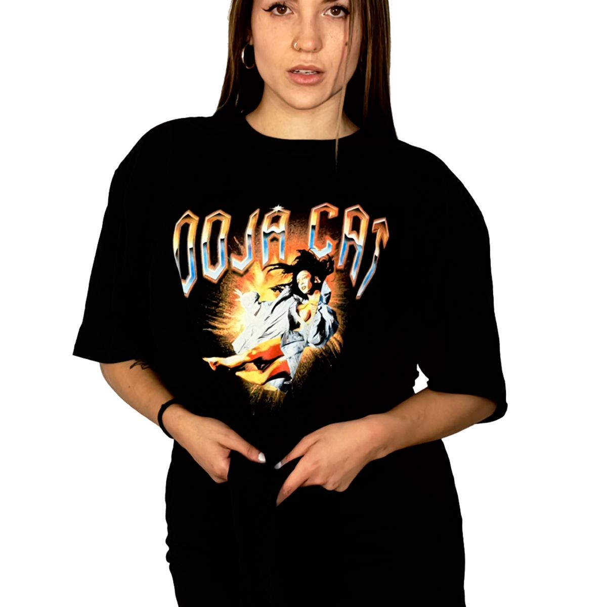 ROCK OFF OFFICIALLY LICENSED PRODUCTS - Polera original unisex de Doja Cat diseño Planet Her Space