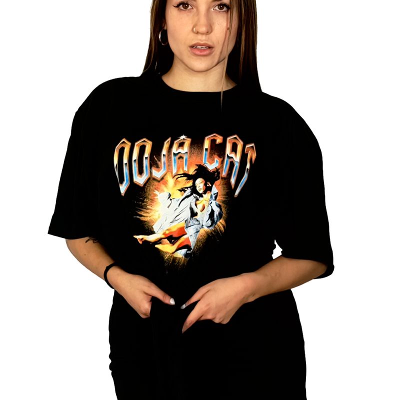 ROCK OFF OFFICIALLY LICENSED PRODUCTS - Polera original unisex de Doja Cat diseño Planet Her Space