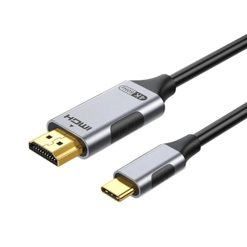 GENERICO - Cable Adaptador tipo HDMI a tipo C 4k 60hz de 2m Ultra HD