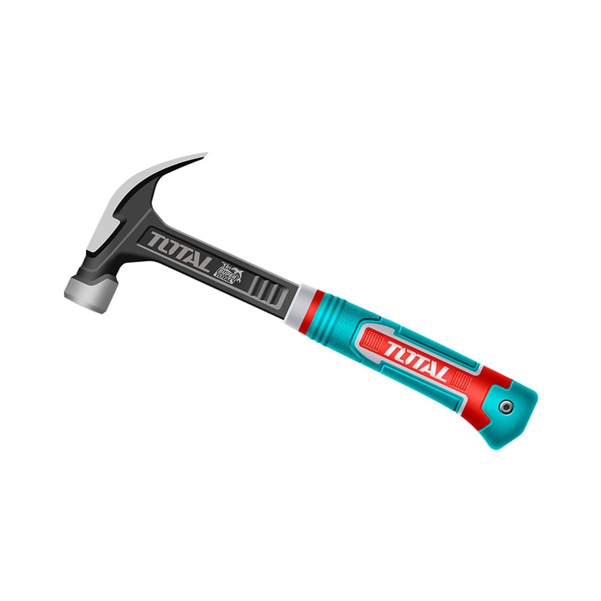 TOTAL TOOLS - Martillo Carpintero 20oz Industrial Magnético 355mm TOTAL