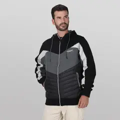 GANGSTER - Chaqueta Híbrida Fusion Negro