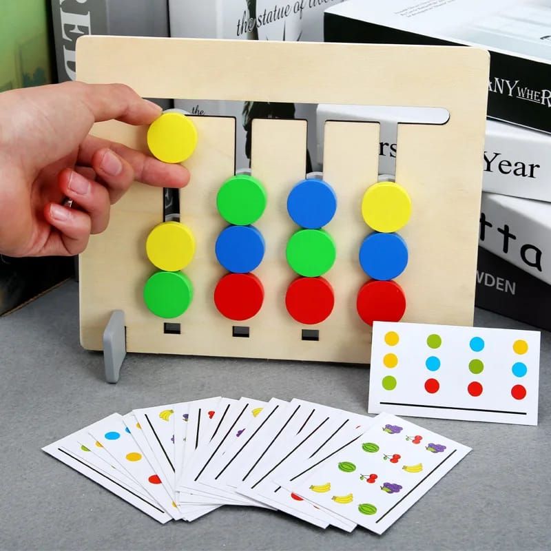OEM - JUEGO DE PENSAMIENTO LOGICO COLORES MONTESSORI