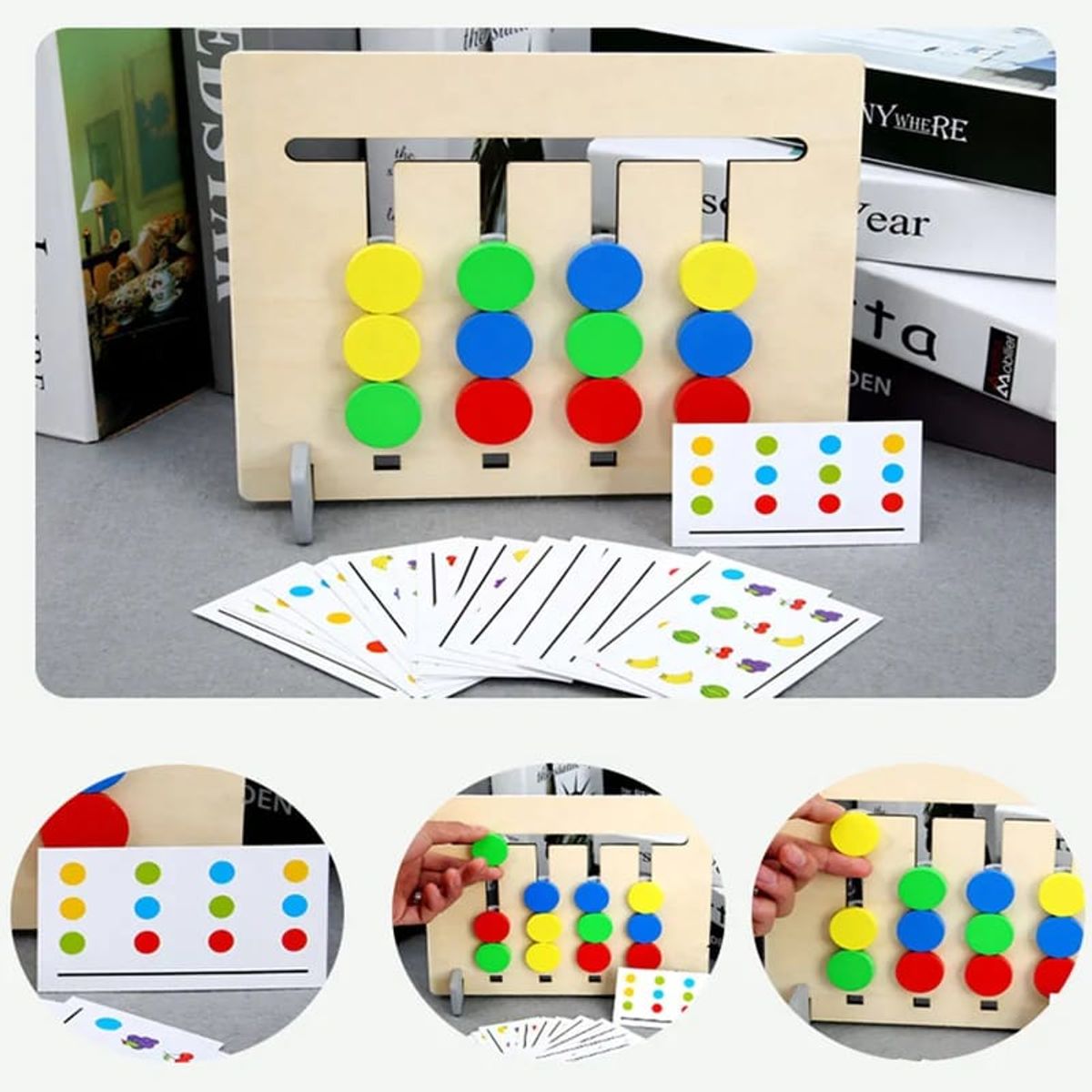 OEM - JUEGO DE PENSAMIENTO LOGICO COLORES MONTESSORI