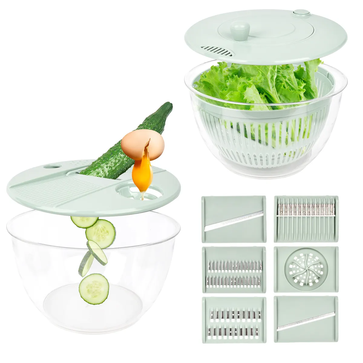 YAYKO - Centrífuga para verduras Secador De Verdura Acesorio Cocina