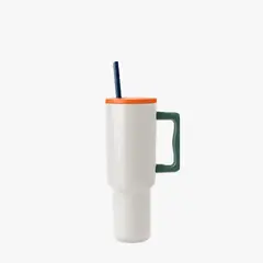 PARTYGLOBOS - Vaso Térmico Premium 900 Ml GRIS Multicolor