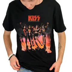 ROCK OFF OFFICIALLY LICENSED PRODUCTS - Polera original unisex de Kiss diseño del disco Destroyer