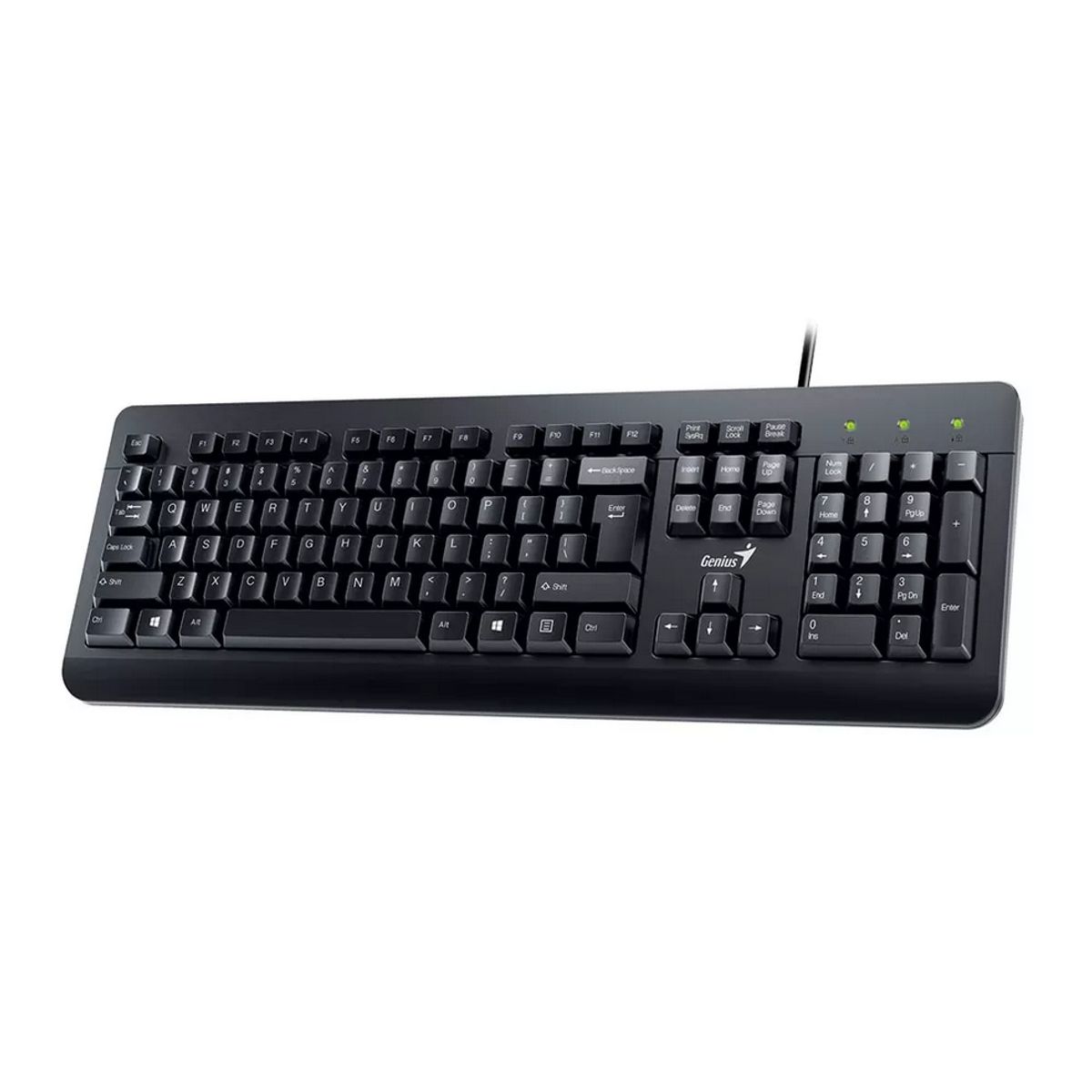 GENIUS - Kit de Teclado y Mouse Genius KM-160 Alámbrico USB Negro Español