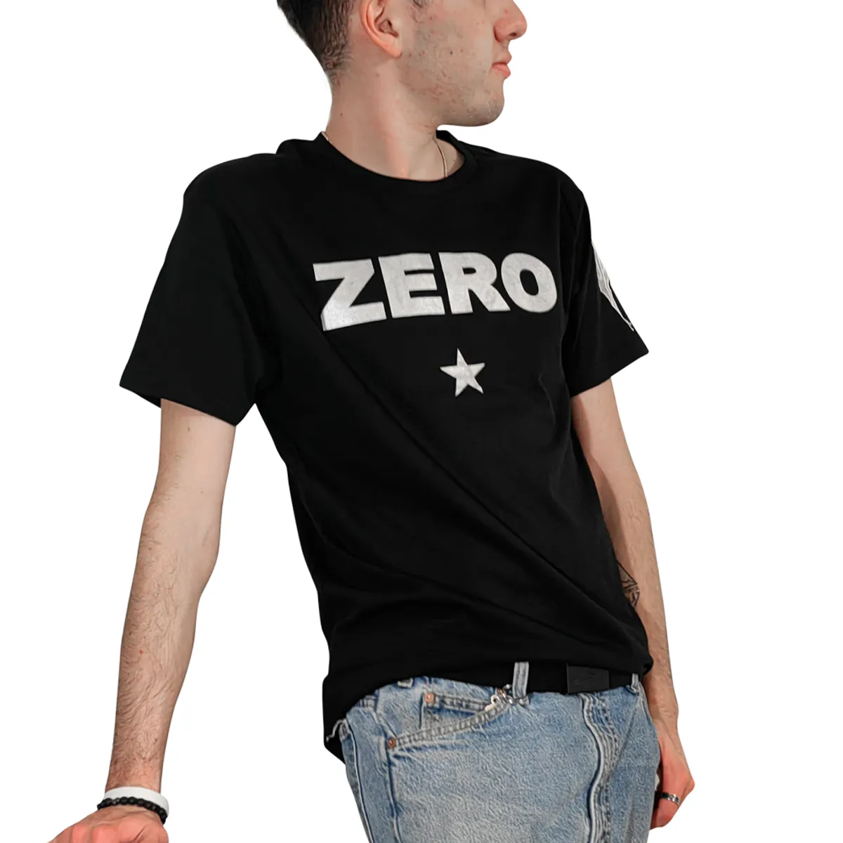 ROCK OFF OFFICIALLY LICENSED PRODUCTS - Polera unisex The Smashing Pumpkins diseño Zero e impresión en manga